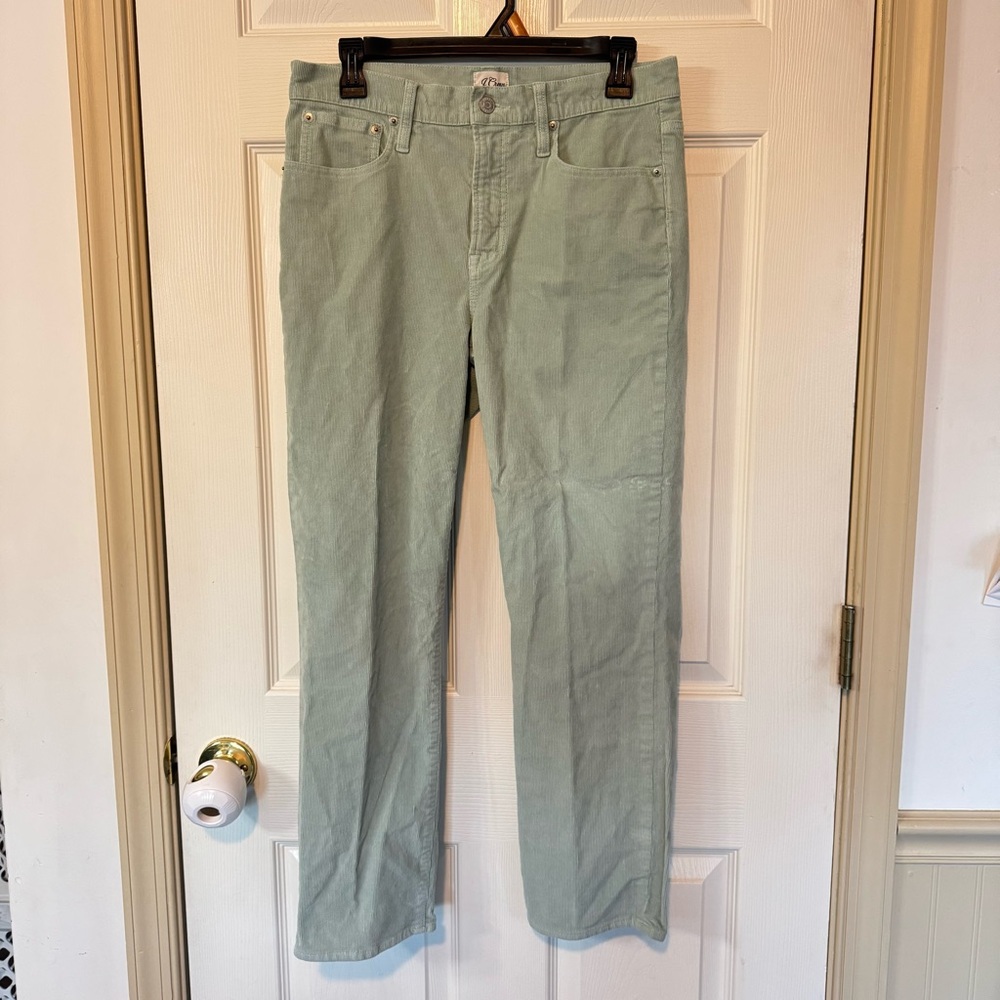 J. Crew Vintage Slim Straight Leg Corduroy Pants Women’s Size 29 Fall Preppy